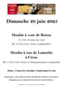 photo Journées du patrimoine de pays et des moulins: visite des moulins