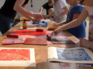 photo Fête de l'Estampe : Création d’un livre d’artiste grand format en linogravure