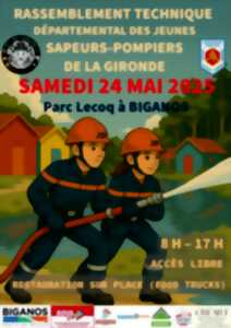 photo Rassemblement technique des jeunes sapeurs-pompiers de la Gironde