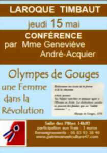 photo Conférence : Olympe de Gouges, une Femme dans la révolution