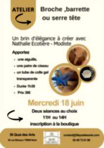 photo Atelier Broche, barrette ou serre-tête à Nirot