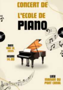 photo Concert de l'école de piano