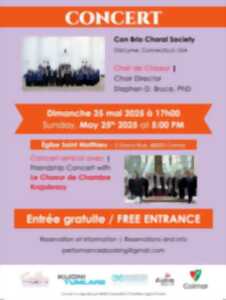 photo Concert du Chœur américain Con Brio Choral Society.