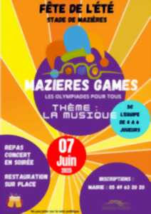 photo Fête de l’Été 2025 : Mazières Games