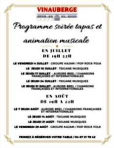 photo SOIRÉE TAPAS ET ANIMATION MUSICALE