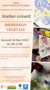 photo Atelier créatif : impression végétale