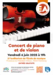 photo Concert de piano et de violon
