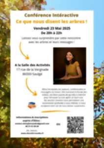 photo Conférence interactive: Ce que nous disent les arbres