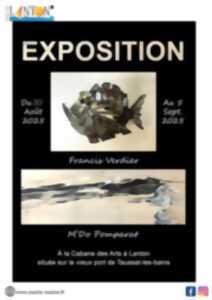 photo Exposition Cabane des Arts : Francis Verdier, M'Do Pomparat