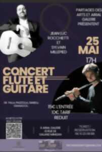 photo Concert flûte et Guitare à Airial Galerie