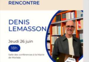 photo Rencontre d'auteur, Denis Lemasson
