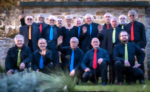 photo Homm' & Gars chante sur le marché