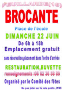 photo Brocante de Feuillarde