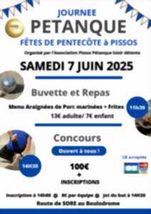 photo JOURNÉE PÉTANQUE - FÊTES DE PENTECÔTE à PISSOS
