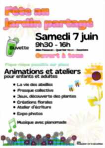 photo Fête au jardin partagé
