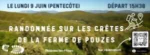 photo JNAGRI : RANDONNÉE SUR LES CRÊTES DE LA FERME DE POUZES