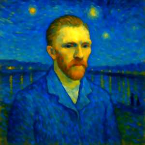 photo Observons l’œuvre : La Nuit Étoilée sur le Rhône de Vincent Van Gogh