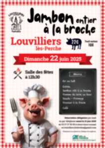 photo Jambon entier à la broche
