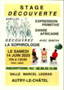 photo Stage découverte de la sophrologie, expression primitive et danse africaine