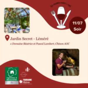 photo Les Vignerons passent à table au Jardin Secret avec le Domaine Béatrice et Pascal Lambert