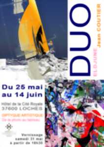 photo Exposition diptyque artistique de la photo au tableau