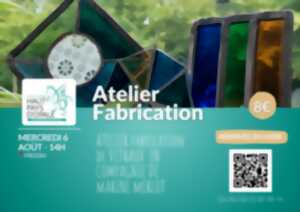 photo Atelier fabrication de vitraux avec Marine Merlot