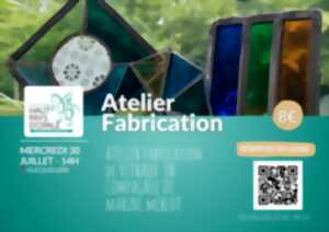 photo Atelier fabrication de vitraux avec Marine Merlot