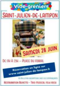 photo Vide-greniers nocturne à Saint Julien-de-Lampon