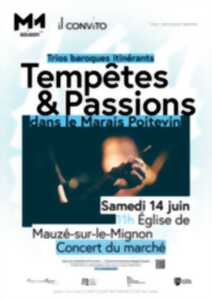 photo Tempêtes & Passions - concert du marché à Mauzé-sur-le-Mignon