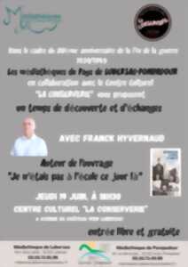 photo Temps de découverte et d'échanges avec Frank Hyvernaud