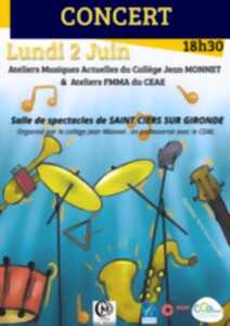 photo Ateliers musiques actuelles du collège Jean Monnet et Ateliers FMMA du CEAE
