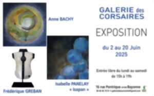 photo Exposition : Isabelle Panelay, Anne Bachy et Frédérique Gréban