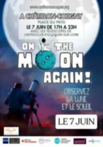photo On the moon again (observation de la lune et le soleil)