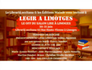 photo Legir a Limòtges, le « off » du salon Lire à Limoges : Présentation de livre, salon d’auteurs & dédicaces