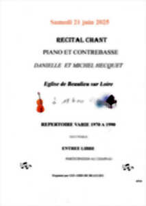 photo Fête de la musique : récital chant, piano et contrebasse