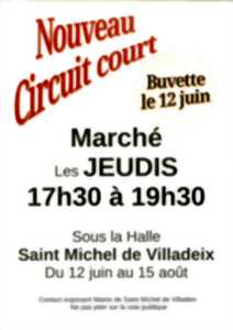 photo marché des producteurs circuit court - Saint Michel de Villadeix - 03.07.2025