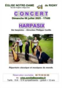 photo Concert Harpasix à l'Église Notre-Dame de Rigny-Ussé