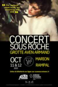 photo MARION RAMPAL - CONCERT SOUS ROCHE À LA GROTTE AVEN ARMAND