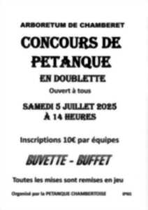 photo Concours de pétanque en doublette