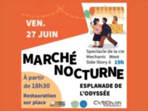 photo Marché nocturne et spectacle Wet side story