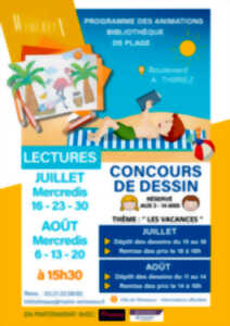 photo Bibliothèque de plage : Lectures
