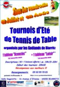 photo Tournois d'été de tennis de table