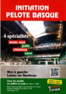 photo Initiation et découverte de la pelote basque
