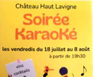 photo Soirée karaoké au Château Haut Lavigne