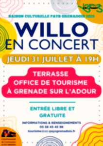 photo Rendez-vous sur la terrasse de l'Office de tourisme - Concert de Willo