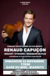 photo Renaud Capuçon accompagné au piano par Guillaume Bellom - Mozart / Strauss / Musiques de films