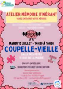 photo Atelier mémoire itinérant à Coupelle-Vieille