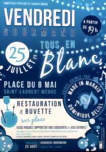 photo Marché gourmand Tous en Blanc
