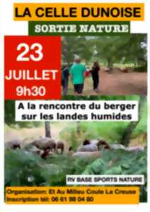 photo A la rencontre du bergersur les landes humides