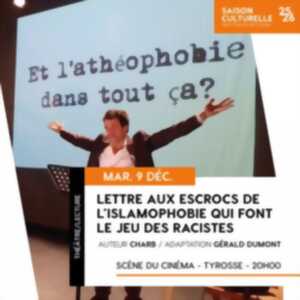 photo Lettre aux escrocs de l'islamophobie qui font le jeu des racistes - Ecrit par Charb, adaptation Gérald Dumont